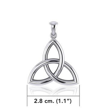 Celtic Triquetra Knot Silver Pendant TP085 - Jewelry